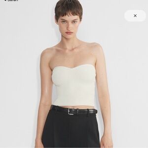 Babaton Sculpt Knit Sweetheart Tube Top